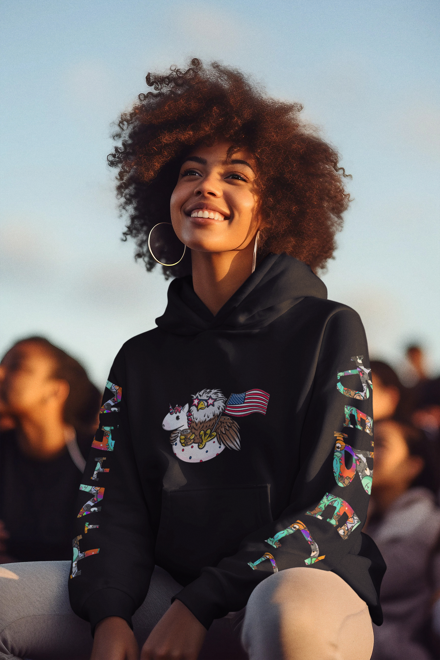 Freedom Fred™ – Limited 4th of July 2025 Edition Hoodie Adult