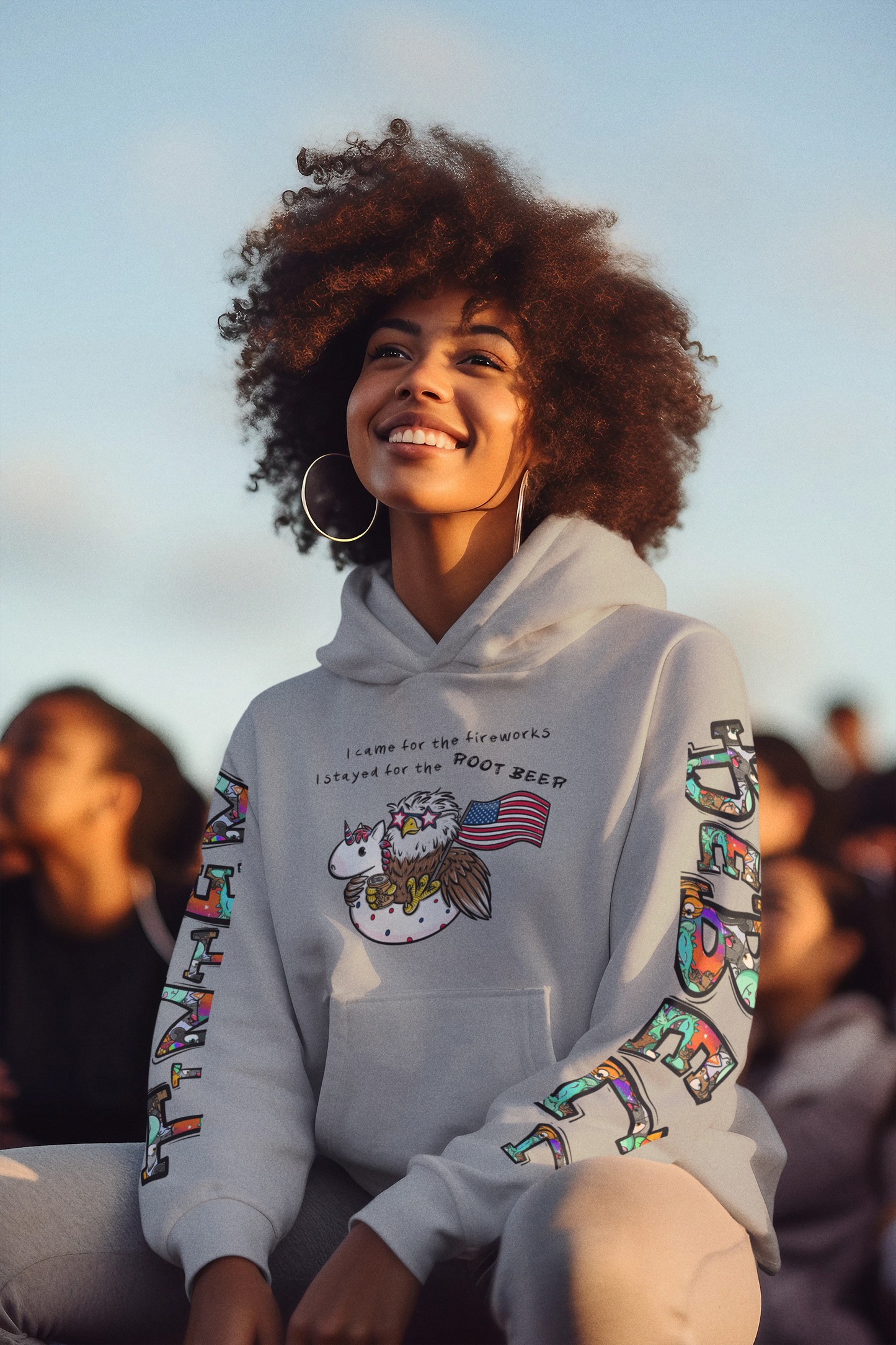 Freedom Fred™ – Limited 4th of July 2025 Edition Hoodie Adult