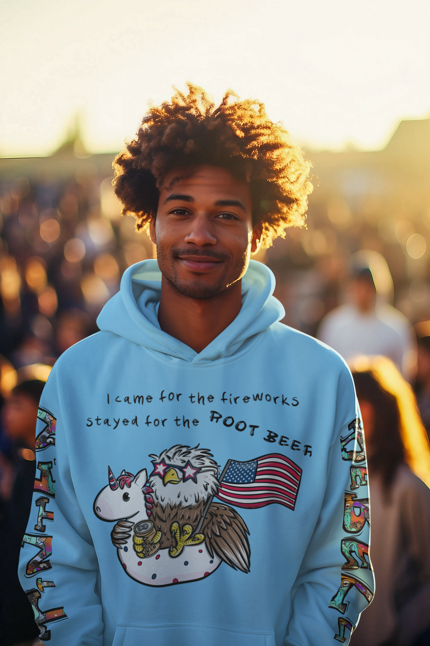 Freedom Fred™ – Limited 4th of July 2025 Edition Hoodie Adult