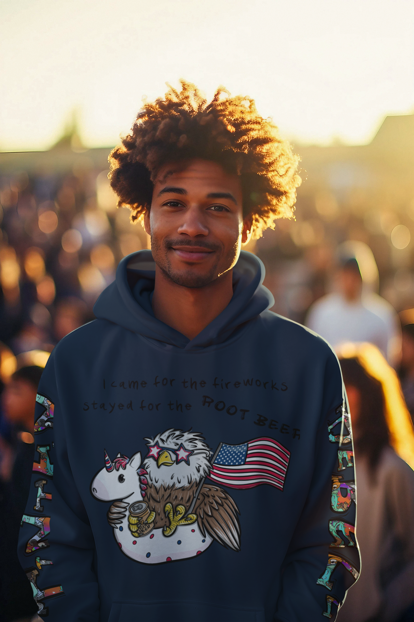 Freedom Fred™ – Limited 4th of July 2025 Edition Hoodie Adult