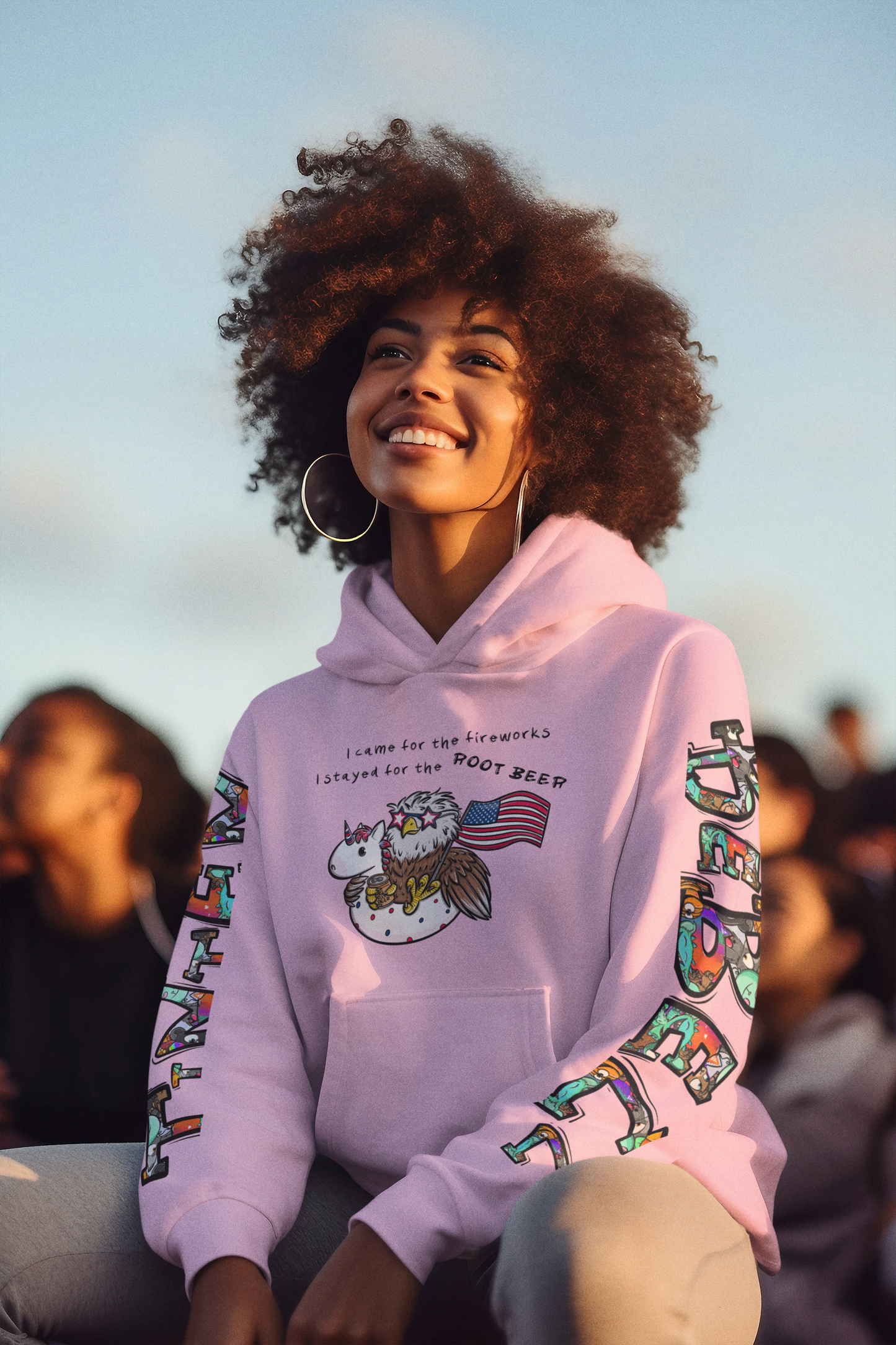 Freedom Fred™ – Limited 4th of July 2025 Edition Hoodie Adult