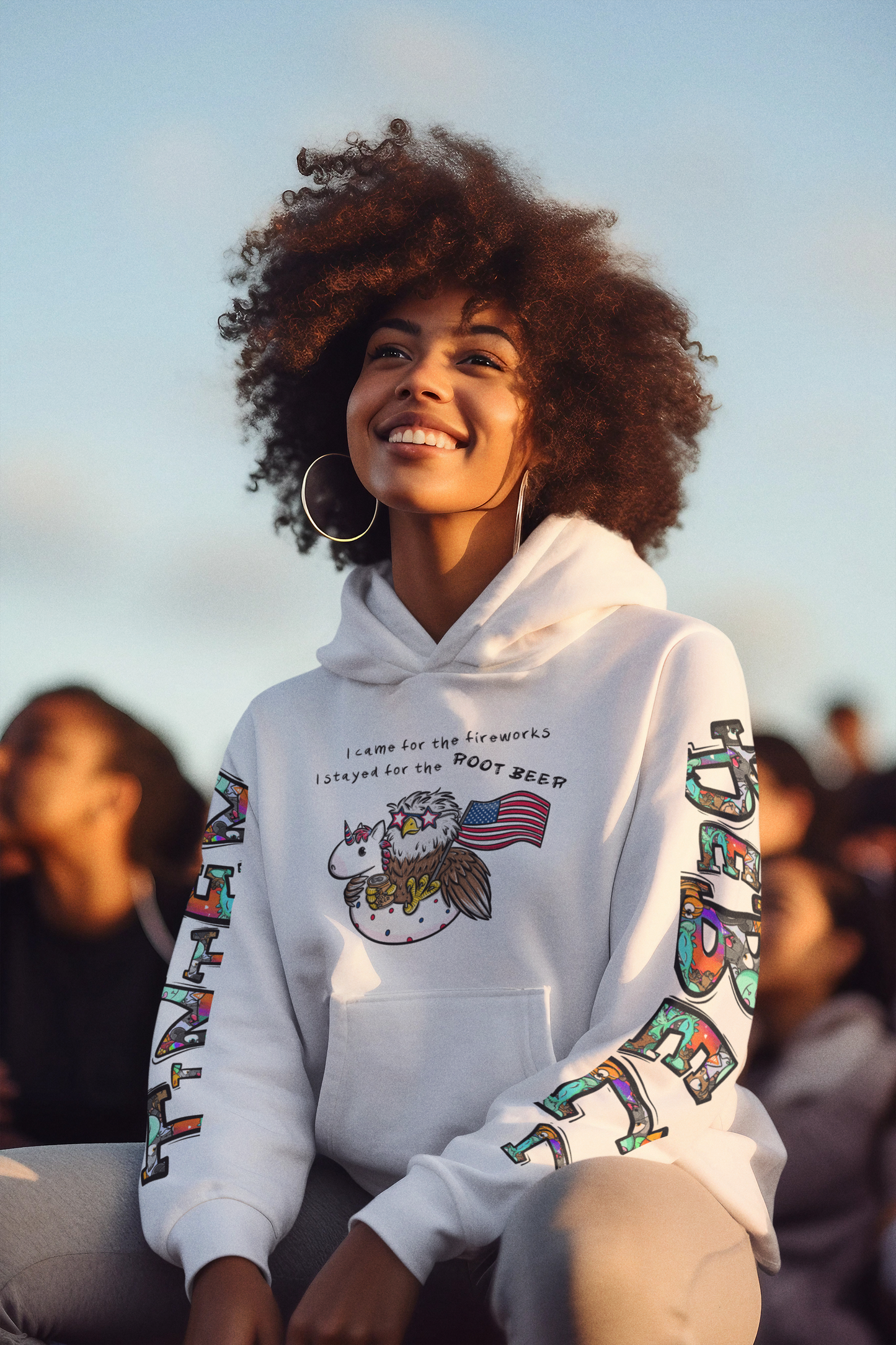 Freedom Fred™ – Limited 4th of July 2025 Edition Hoodie Adult