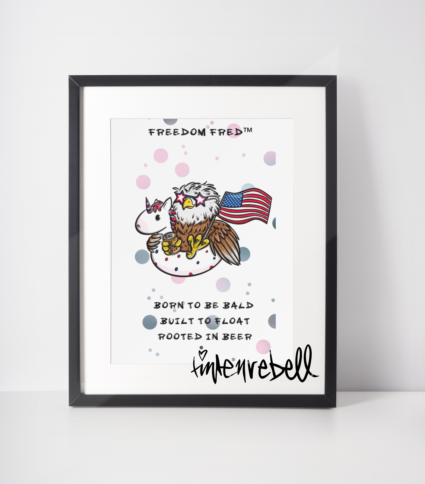 Freedom Fred™ – Limited 4th of July 2025 Edition Tumbler 20OZ Skinny