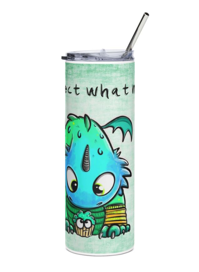 "Sip Happens – 20oz Tumbler" Thermobecher Design *Protect your heart* Customizable
