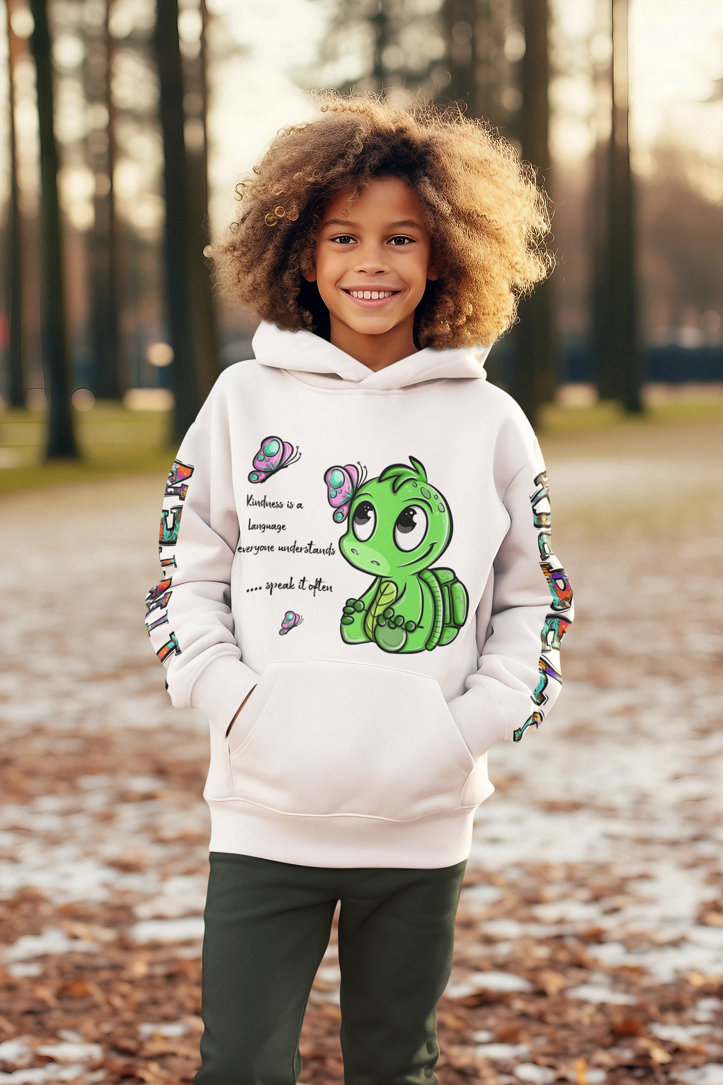 Kindness Turtle™ – Hoodie Kids
