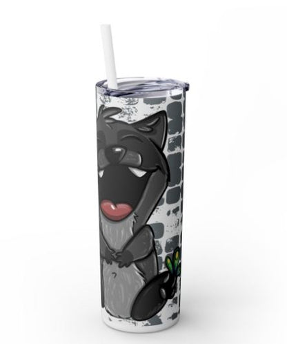 "Sip Happens – 20oz Tumbler" Design *Be Happy* Customizable