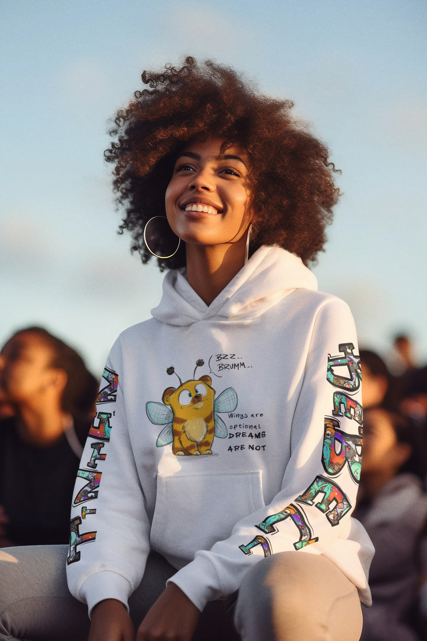 Bzz Brumm BeeBaer™ –  Hoodie Adult