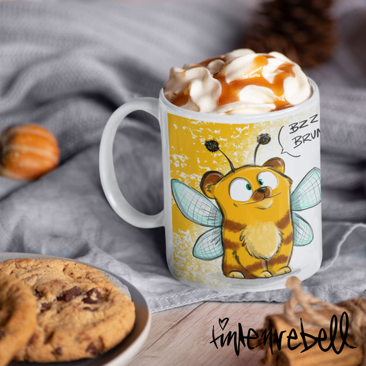 *Bzz Brumm Dreams* ☕️ Ceramic Mug, (11oz) Customizable