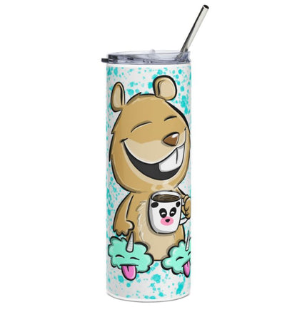 "Sip Happens – 20oz Tumbler" Thermobecher Design *Snugmo Questionable Life*  Customizable