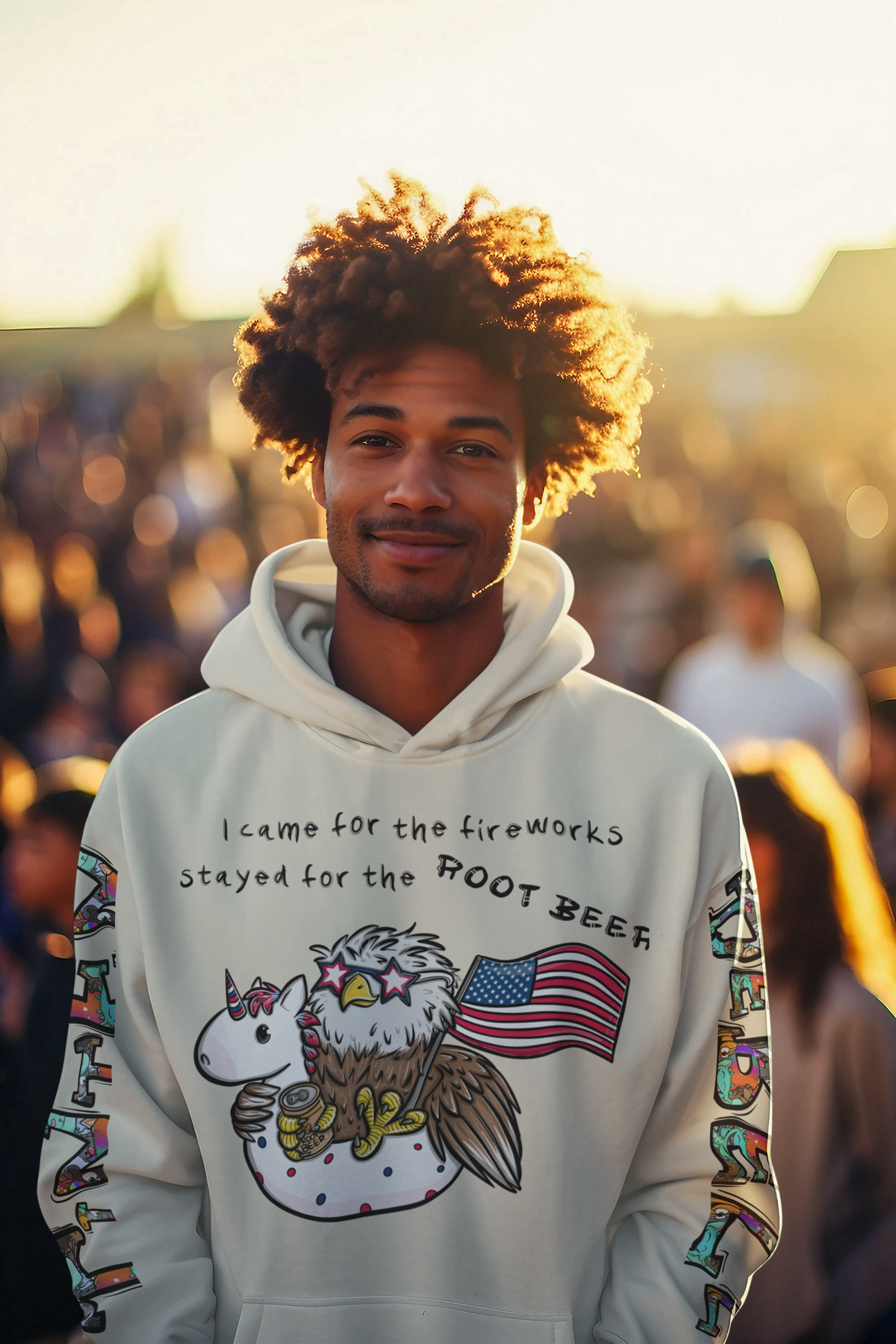 Freedom Fred™ – Limited 4th of July 2025 Edition Hoodie Adult