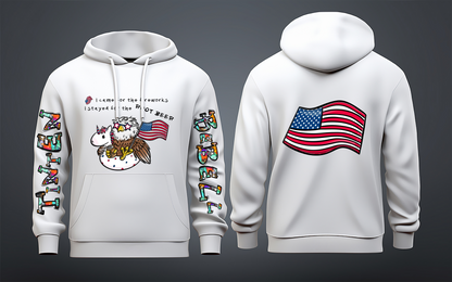 Freedom Fred™ – Limited 4th of July 2025 Edition Hoodie Adult