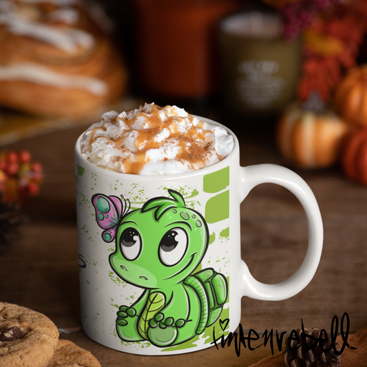 *Kindness Turtle* ☕️ Ceramic Mug, (11oz) Customizable