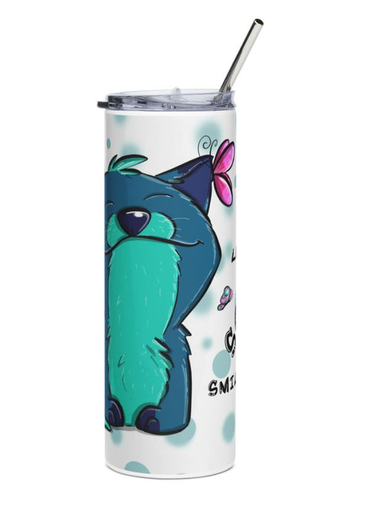 "Sip Happens – 20oz Tumbler" Thermobecher Design *Zen Fox*  Customizable