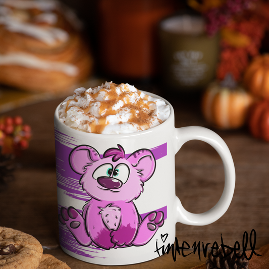 *You´re enough* ☕️ Ceramic Mug, (11oz) Customizable