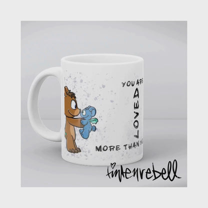 "Mug-nificent Moments Await!" ☕️ Ceramic Mug, (11oz) Design *You´re loved* Customizable
